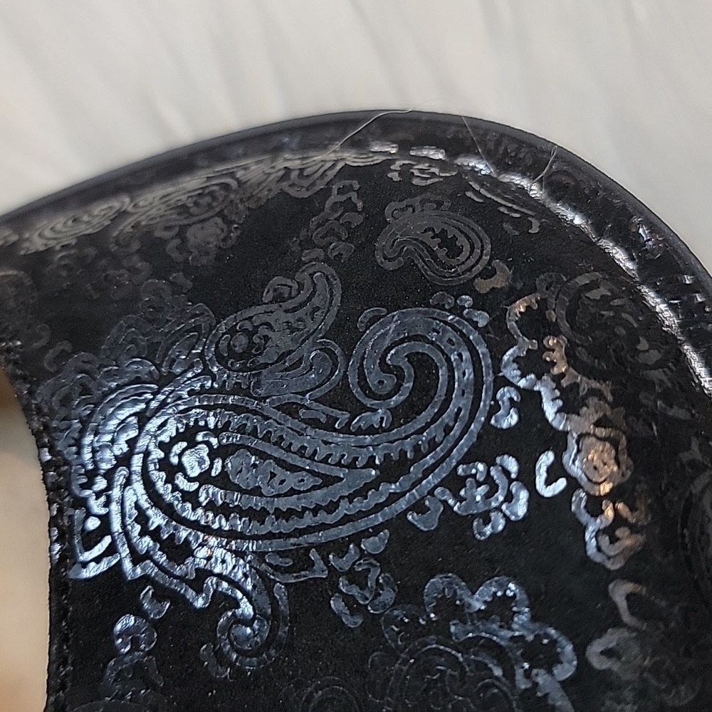Alegria Jill Black Paisley Print  Mary Jane - Picture 3 of 13